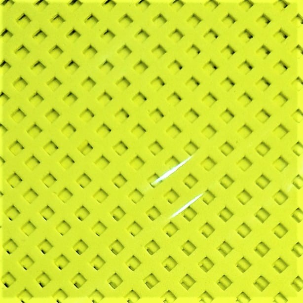 GOMA EVA CALADA DIAMANTE - AMARILLO