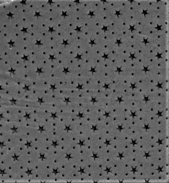 GOMA EVA CALADA ESTRELLA - NEGRO