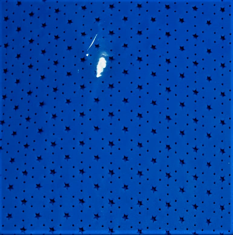 GOMA EVA CALADA ESTRELLA - AZUL