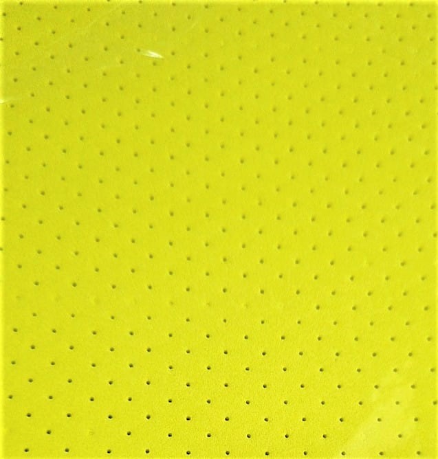 GOMA EVA CALADA PUNTOS - AMARILLO
