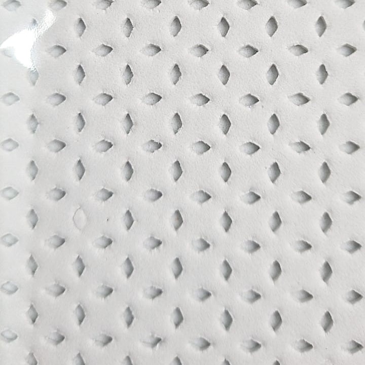 GOMA EVA CALADA FLORES 2 - BLANCO