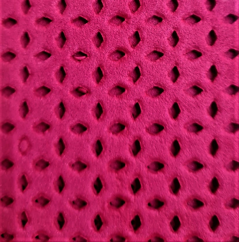 GOMA EVA CALADA FLORES 2 - ROJO