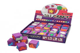 SELLO GOMA EVA CUBOS x 1u.