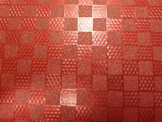 GOMA EVA FANTASIA GLITTER 40x60 - ROJO+CUADRADOS 