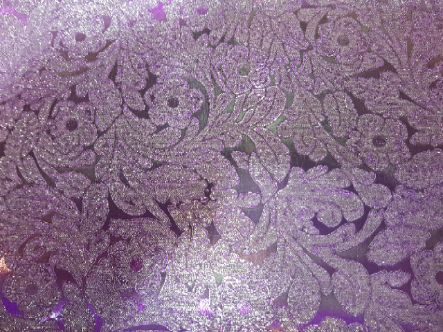GOMA EVA FANTASIA GLITTER 40x60 - VIOLETA+FLORES