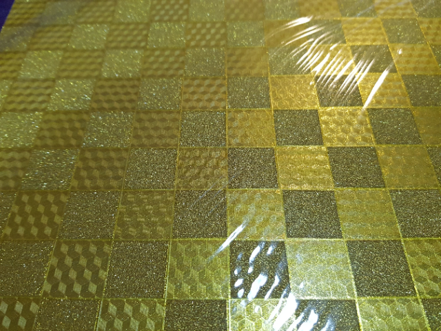 GOMA EVA FANTASIA GLITTER 40x60 - DORADO+CUADRADO