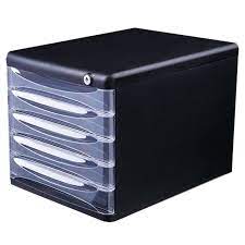 GABINETE DELI QUALI 5 CAJONES NEGRO