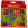 LAPIZ CERA SIMBALL x 12 CORTOS
