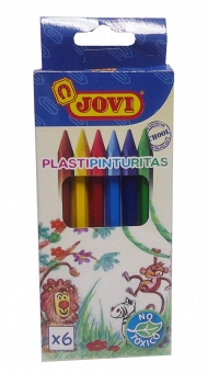 LAPIZ CERAS JOVI CORTOS x 6u.