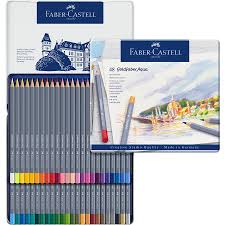LAPIZ GOLDFABER ACUARELABLE x 48 CAJA METAL