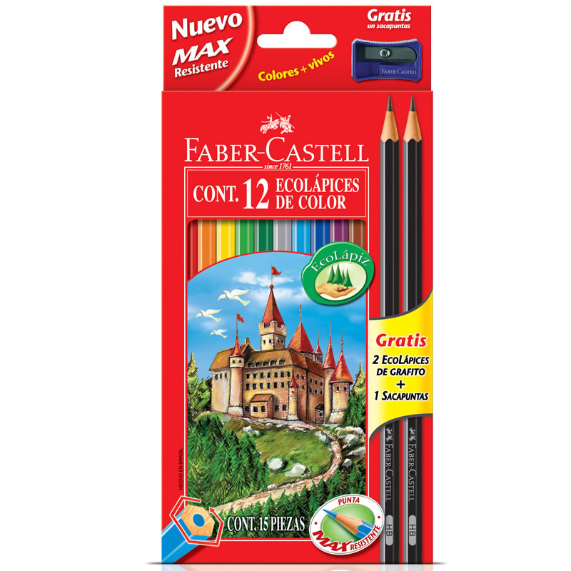 LAPIZ COLOR FABER 12.L.+ GRAFITOS