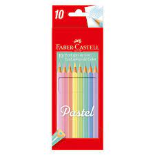 LAPIZ COLOR FABER 10 L. PASTELES