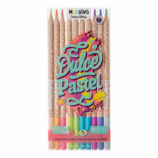 LAPIZ COLOR MOOVING PASTEL x 10 LARGO