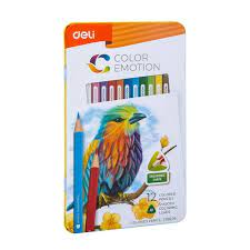 LAPIZ COLOR DELI EMOTION LATA x12 LARGO