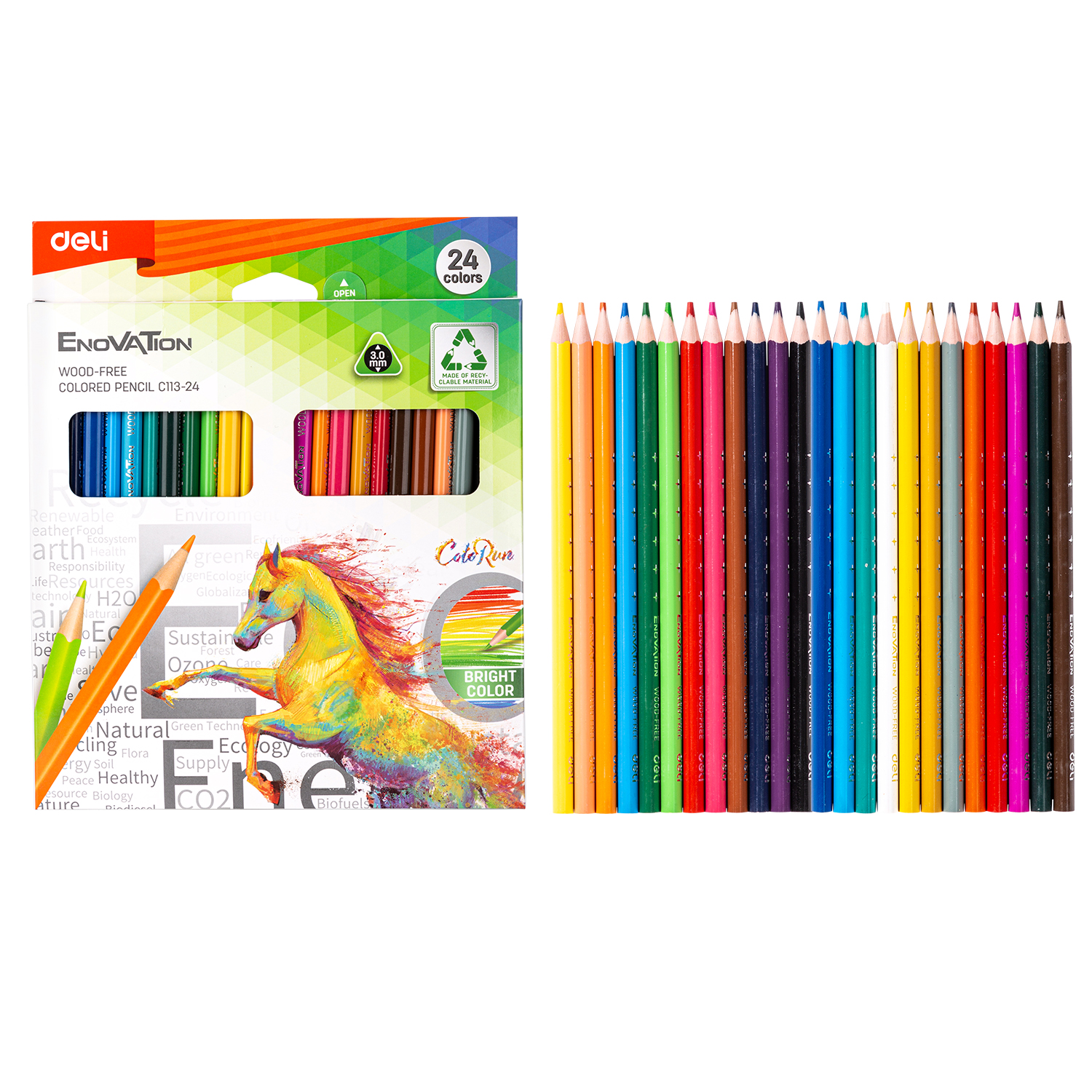 LAPIZ COLOR DELI ENOVATION x 24 L.