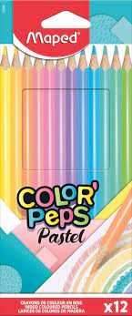 LAPIZ COLOR MAPED PASTEL x 12 L