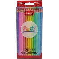LAPIZ COLOR TRABI x 12 PASTEL