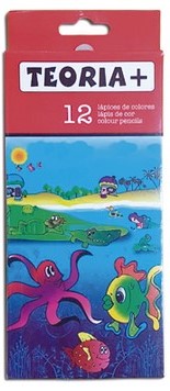 LAPIZ COLOR TEORIA x 12 LARGO