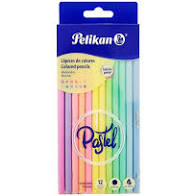 LAPIZ COLOR PELIKAN PASTEL x 12 L.