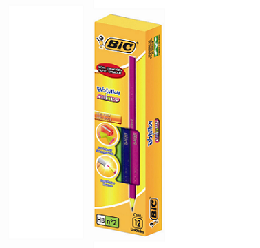 LAPIZ BIC EVOLUTION COLOR HB * 1