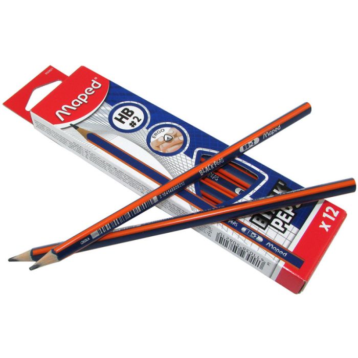 LAPIZ MAPED PLASTIC HB x 1u. ( BLACK-PEPS )