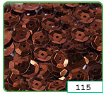 LENTEJUELA N.8 x 5gr. MARRON OSCURO