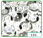 LENTEJUELA N.8 x 5gr. PLATA