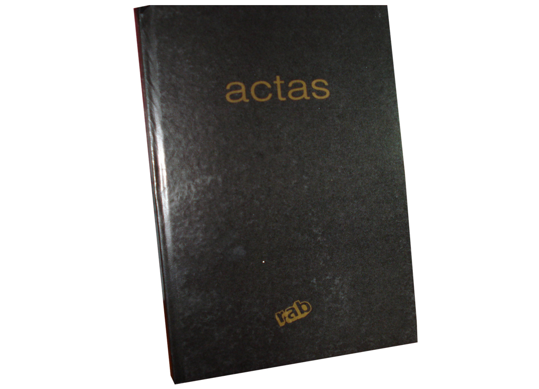 LIBRO RAB ACTA NEGRO T.DURA  2.M.