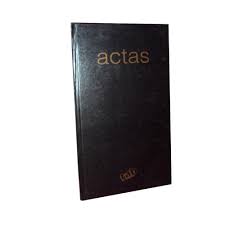 LIBRO RAB ACTA NEGRO CLOCHET DURA  2.M.