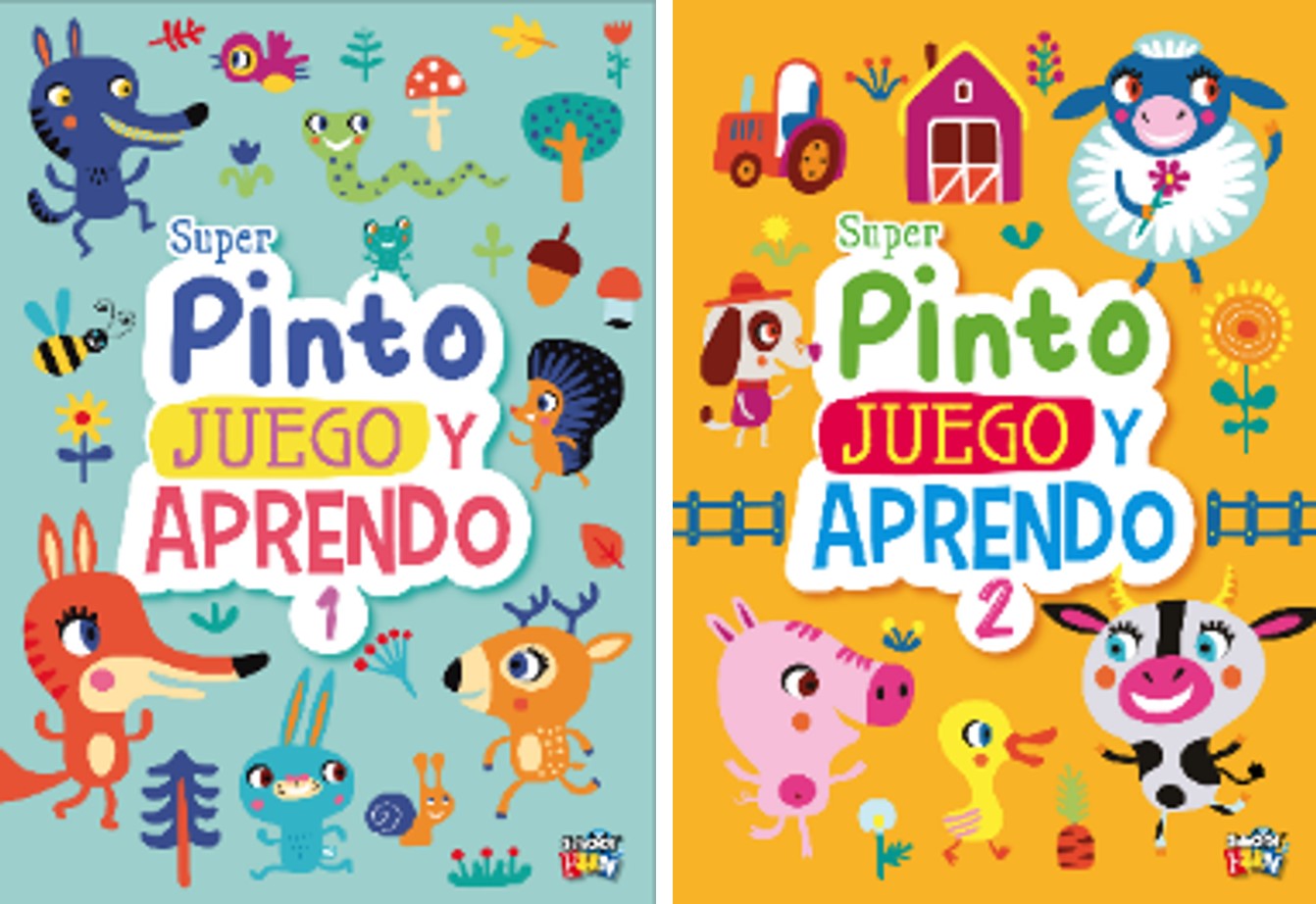 LIBRO SUPER PINTO JUEGO Y APRENDO