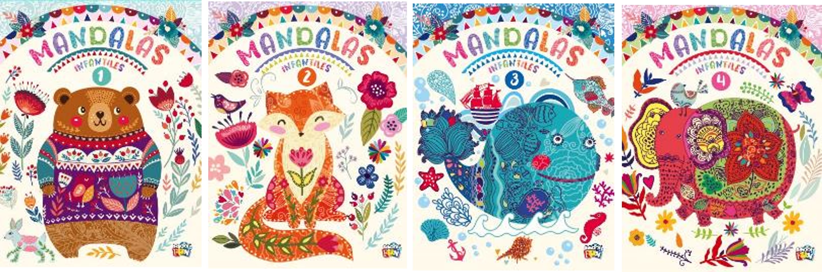 LIBRO MANDALAS INFANTILES 1-2-3-4