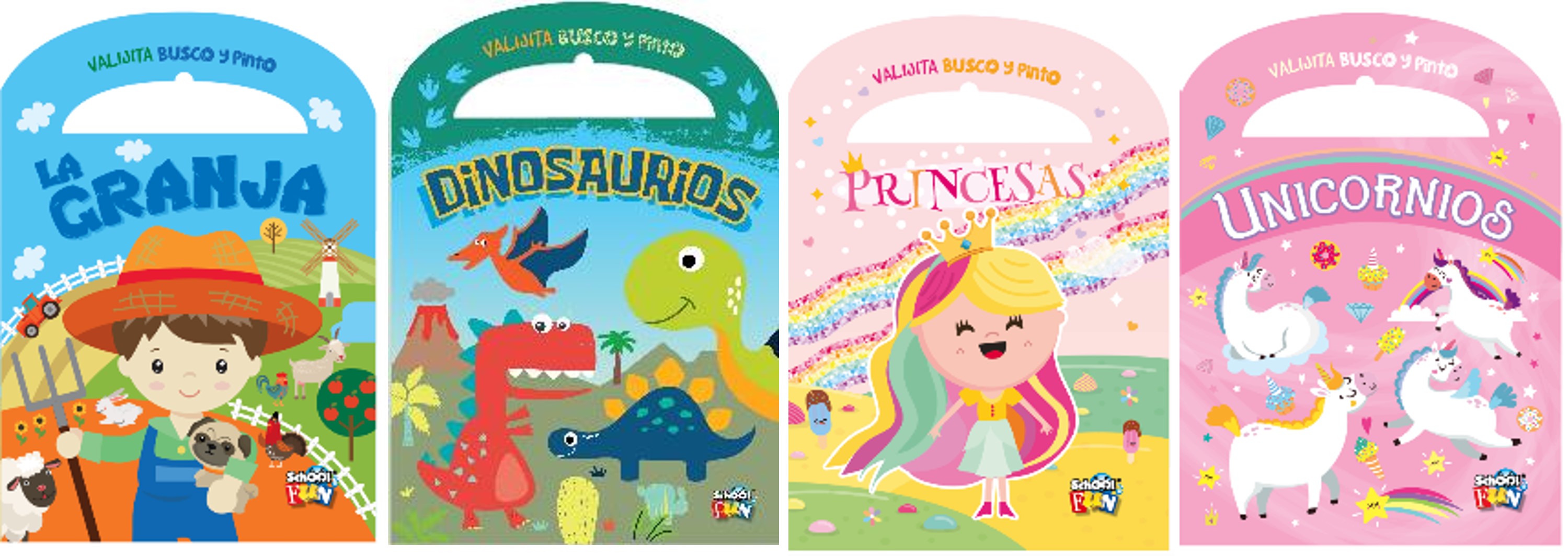 LIBRO VALIJITA BUSCO Y PINTO - SCHOOL FUN