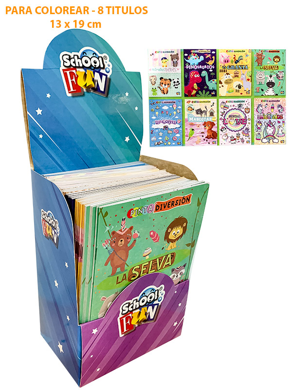 LIBRO PINTA DIVERSION SCHOOL FUN