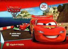 LIBRO CUENTO EL GRAN PRIX MUNDIAL CARS POP-UP