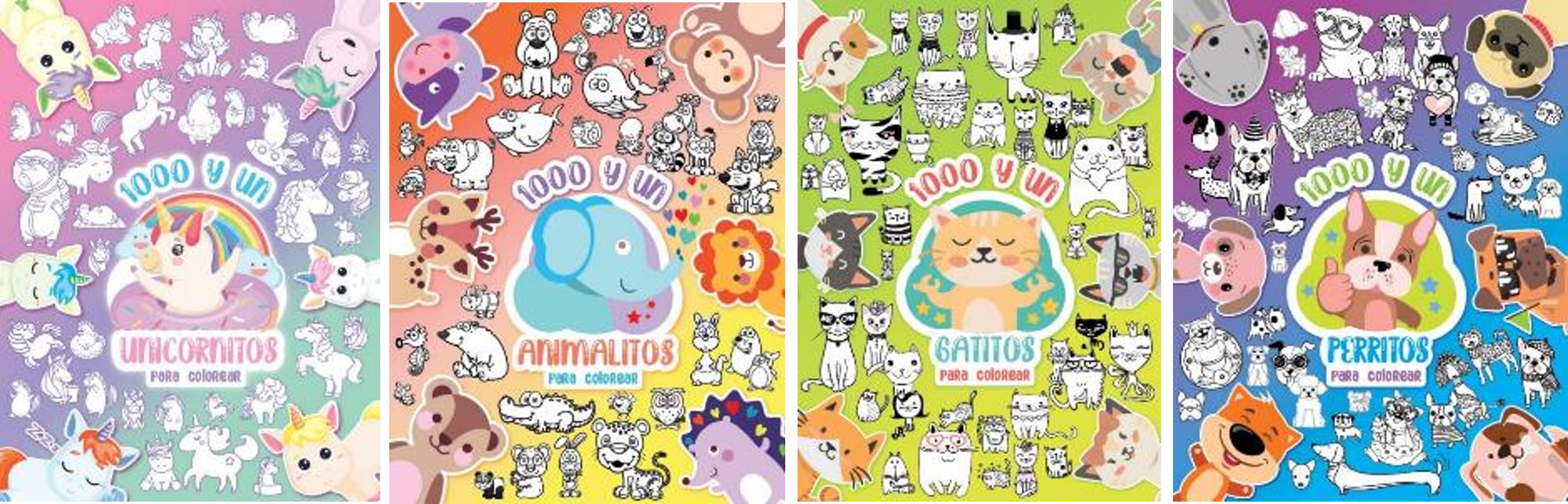 LIBRO 1000 Y UN  PARA COLOREAR