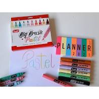 MARCADOR TRABI BIG BRUSH PASTEL x 10 colores