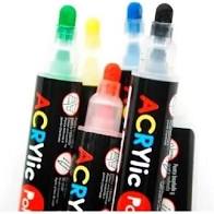 MARCADOR TRABI ACRYLIC POP x 10 colores