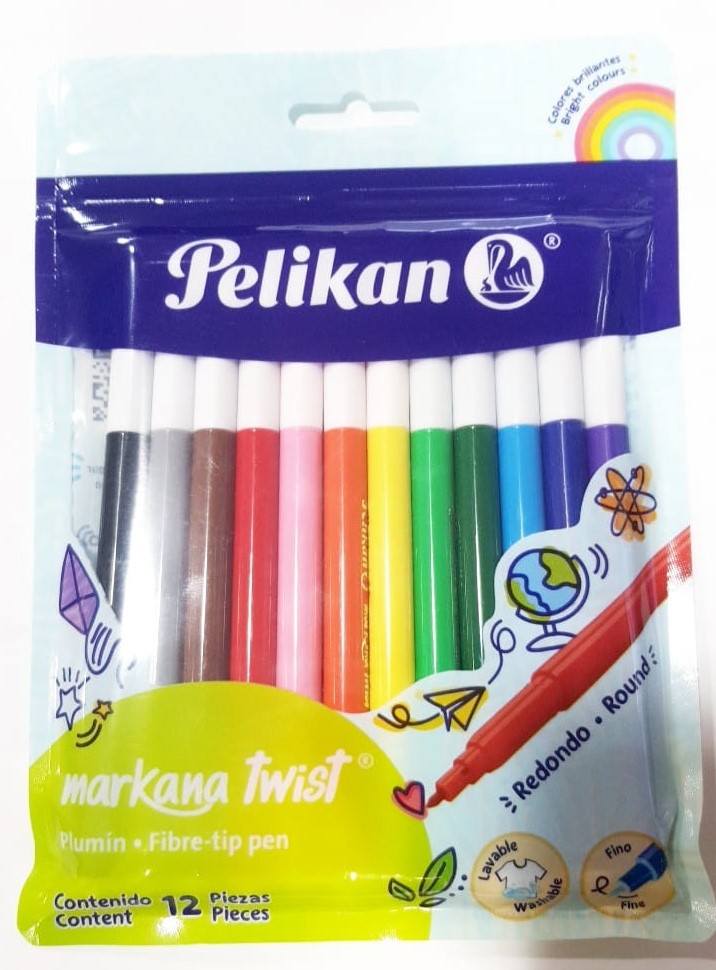 MARCADOR PELIKAN MARKANA TWIST x 12u.