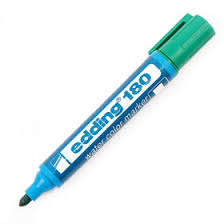 MARCADOR EDDING 180 (AGUA) REDONDA VERDE