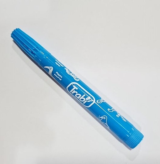 MARCADOR TRABI PINTURON CELESTE