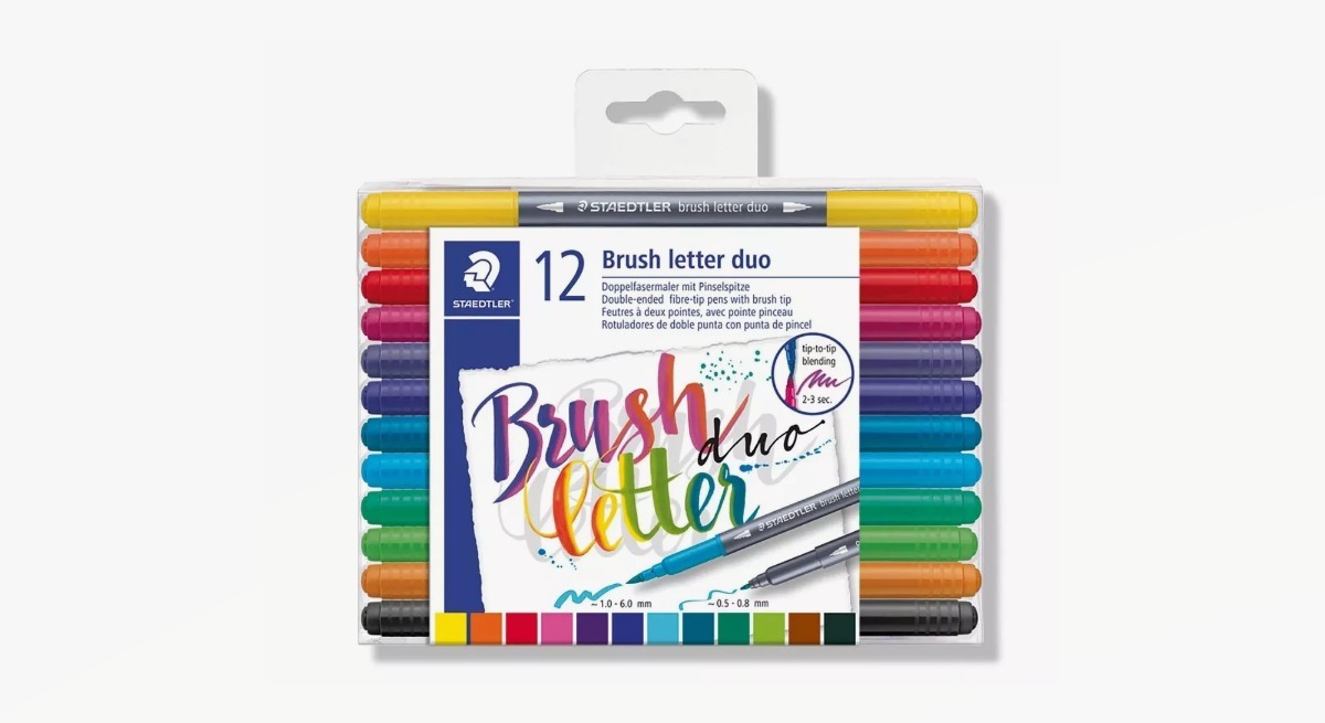 MARCADOR STAEDTLER DUO PINCEL 3004-12