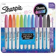 MARCADOR SHARPIE GAME x12 .+CARDS