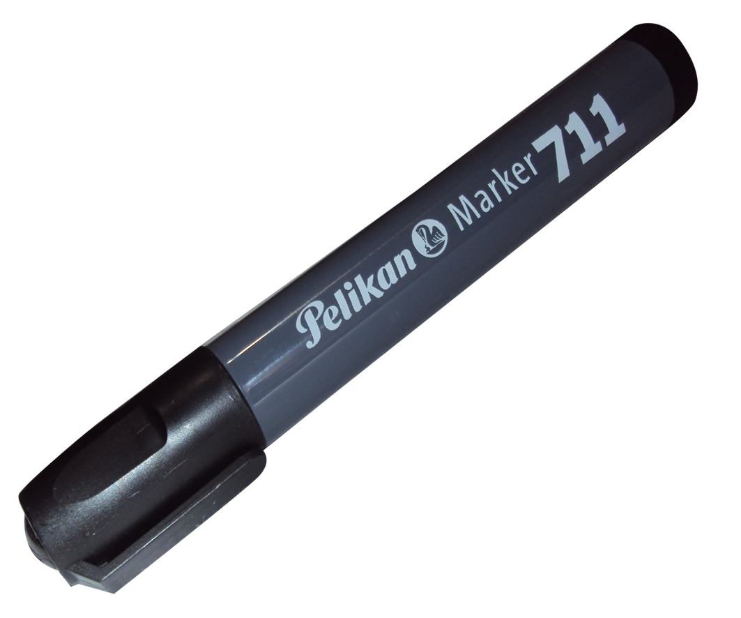 MARCADOR PELIKAN 711 AL SOLVENTE NEGRO