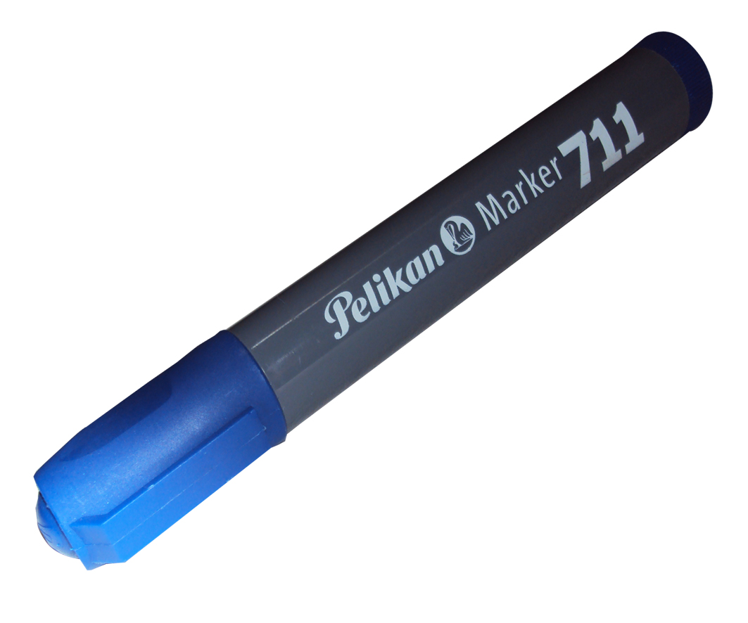 MARCADOR PELIKAN 711 AL SOLVENTE AZUL