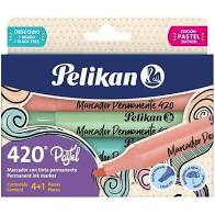 MARCADOR PELIKAN 420  SOLVENTE 4+1 PASTEL