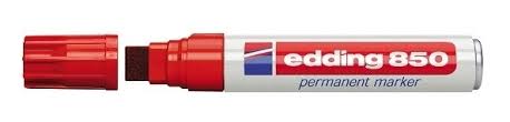 MARCADOR EDDING-850 ROJO RECARGABLE