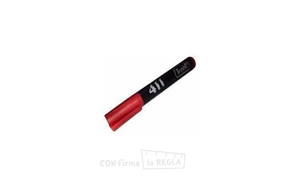 MARCADOR TRABI 411 - PERMANENTE - ROJO