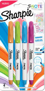 RESALTADOR SHARPIE CDx4 S-NOTE