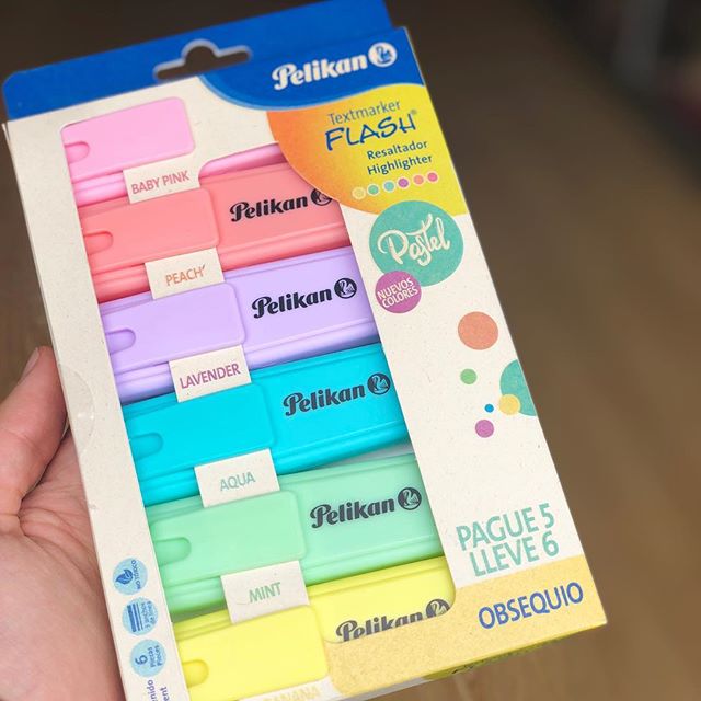 RESALTADOR PELIKAN FLASH PLASTEL x 5+1 GRATIS 