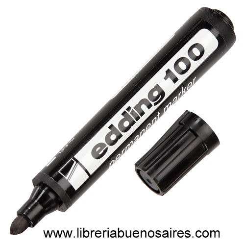 MARCADOR EDDING-100 REDONDA NEGRO